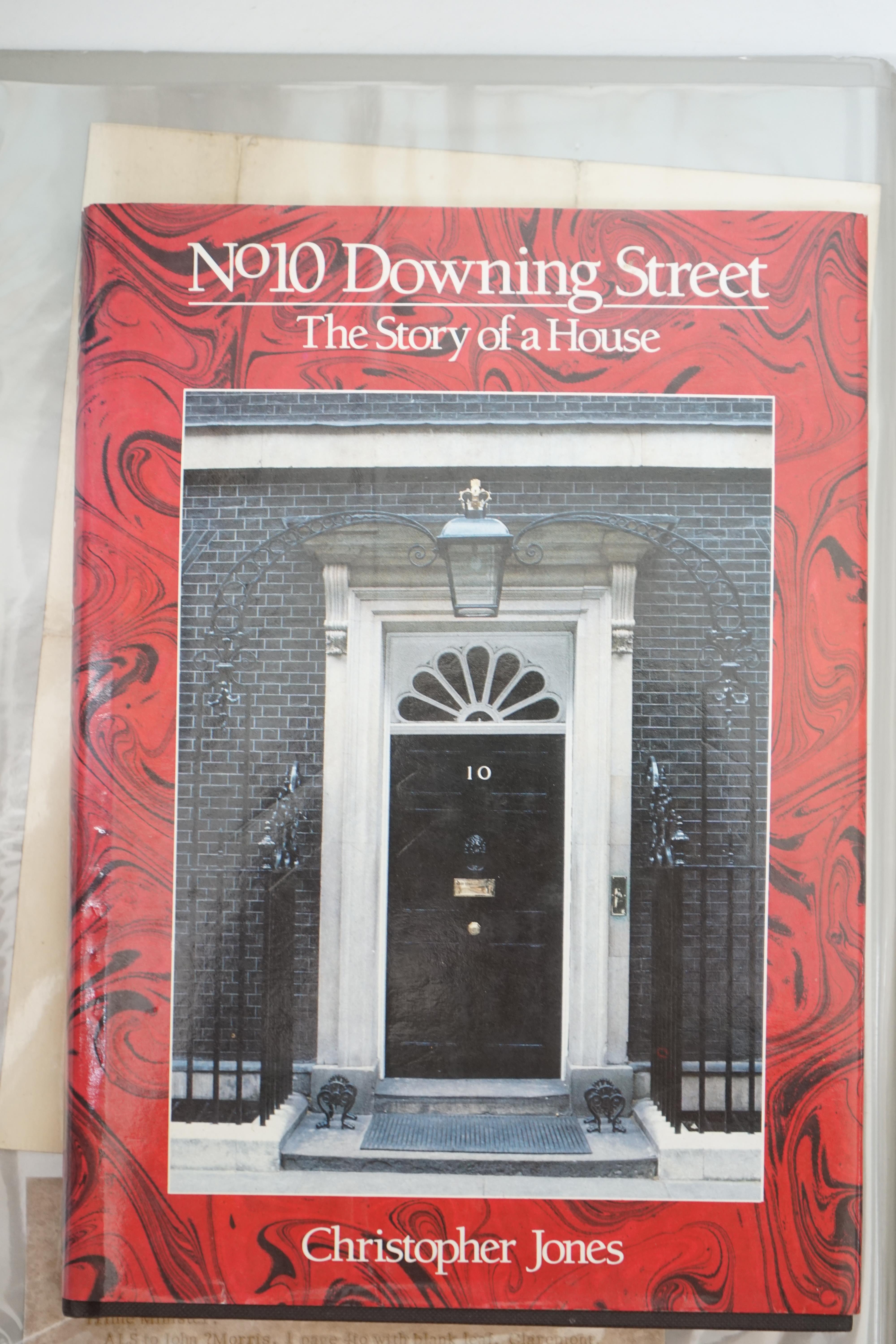 A collection of 14 autograph letters from British Prime Ministers, 1767-1912, with a signed photograph of David Lloyd George and a card from H G Wells, 1911